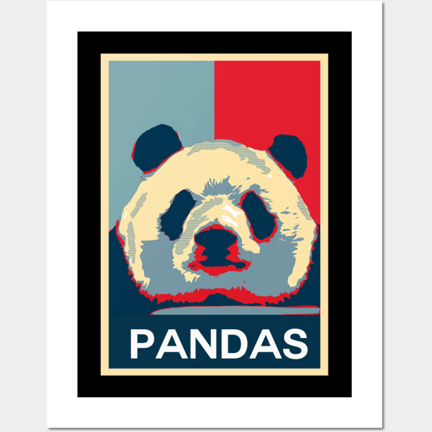 Panda obey Wall Art by World Famous Pandas